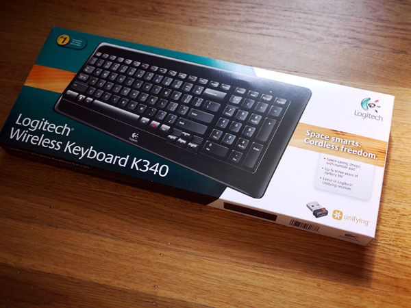 Logitech Wireless Keyboard K340, Logitech Anywhere MX Mouse, +마우스 패드…