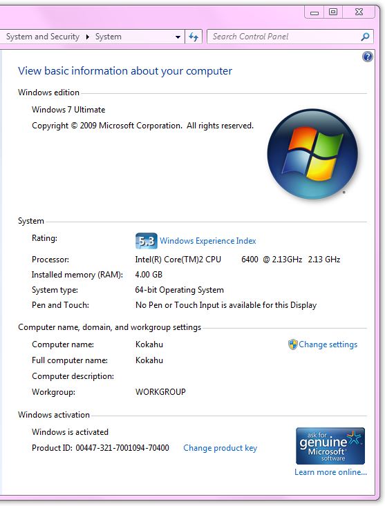 Windows 7 설치. 그리고 좌절의 Lexicon Ionix U22