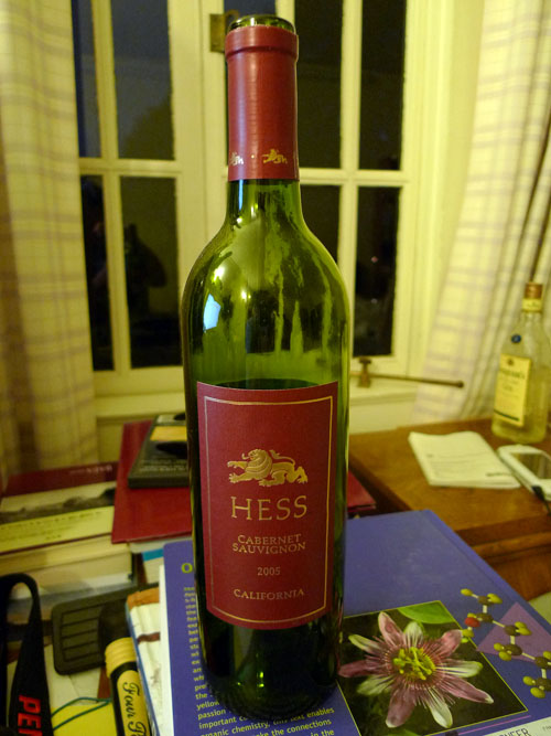 마셨으나 기억에서 잊혀진 와인들. Hess – Cabernet Sauvignon 2005, Chateau De La Meuliere 2005, Barnett Vineyards – Merlot 2006