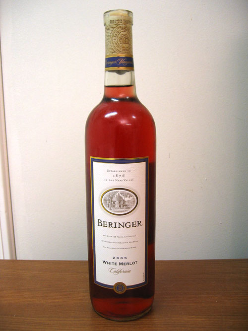 Beringer- White Merlot 2005