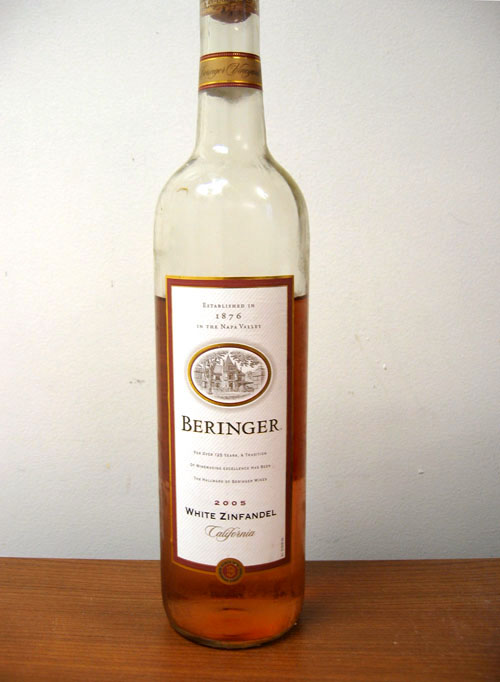 Beringer- 2005년 white zinfandel