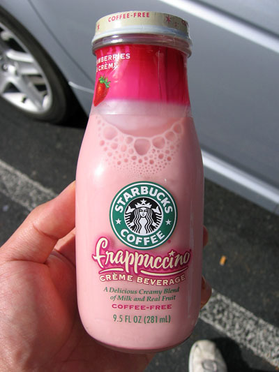 Starbucks frappuccino- Strawberries & creme