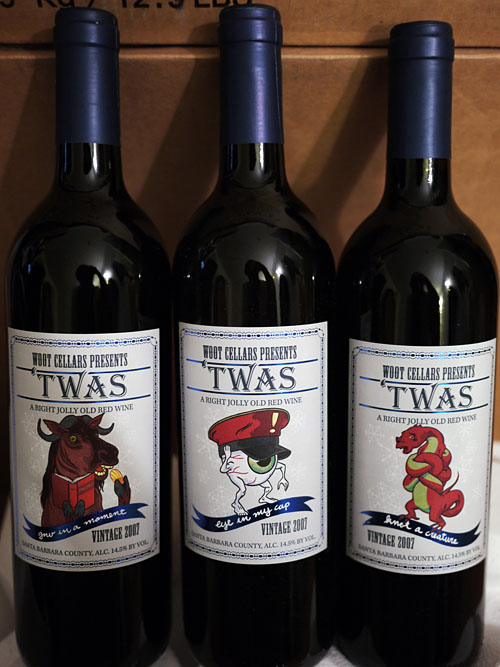 Woot Cellars ‘TWAS …a Right Jolly Old Red Wine 2007